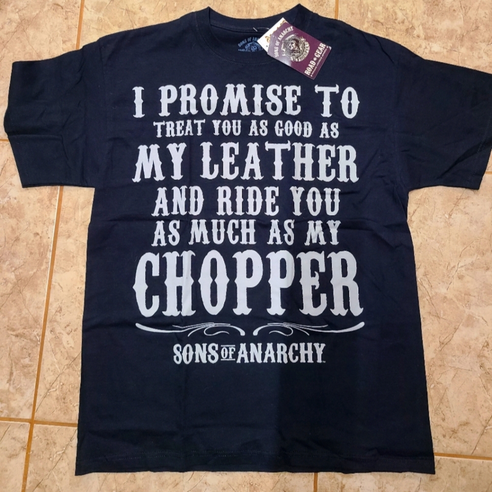 Mens SOA Sons Of Anarchy T shirt Size Large NWT